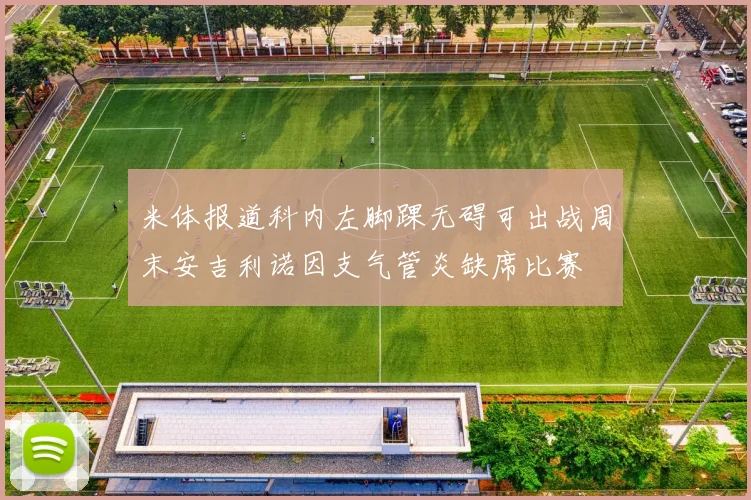 米体报道科内左脚踝无碍可出战周末安吉利诺因支气管炎缺席比赛
